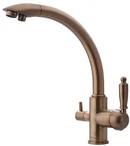 Смеситель для кухни с подключением к фильтру Swedbe Selene Plus бронза 8043, 3