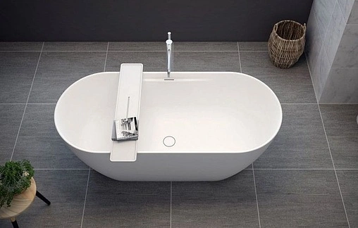 Ванна отдельностоящая из искусственного камня Cezares Titan-Round-170-75-57