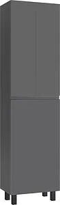 Шкаф-пенал напольный Домино Graffo 50 графит матовый DGr2423P, 1