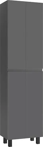 Шкаф-пенал напольный Домино Graffo 50 графит матовый DGr2423P