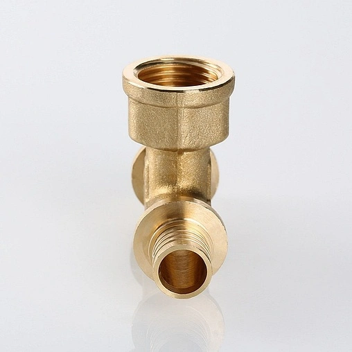 Тройник аксиальный переходной 16мм x ½&quot;в x 16мм Valtec VTm.432.BG.160416