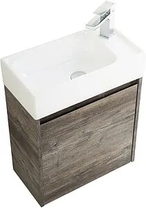 Тумба-умывальник подвесная BelBagno KRAFT MINI 50 L Pino Pasadena KRAFT MINI-500/260-1A-SO-PP-L+7045-KL, 5