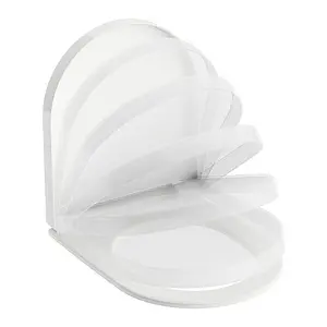 Крышка-сиденье для унитаза с микролифтом Ravak Chrome белый X01451, 2