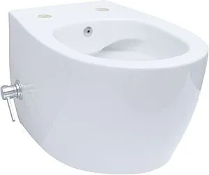 Унитаз подвесной безободковый с функцией биде и встроенным смесителем Allen Brau Fantasy белый 4.11HC1.20, 3