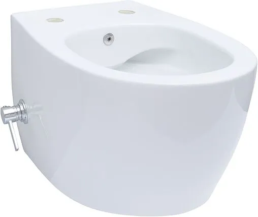 Унитаз подвесной безободковый с функцией биде и встроенным смесителем Allen Brau Fantasy белый 4.11HC1.20