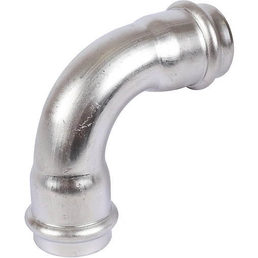 Уголок пресс двухраструбный 28мм угол 90° Sanha NiroSan 9002A 69002A28