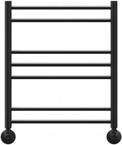 Полотенцесушитель водяной лесенка Lemark Ursus П7 500x600 черный матовый LM72607BL