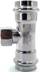 Тройник пресс переходной 28мм x ½"в x 28мм Vieir VER-PRO VPTF28328 Тройник пресс переходной 28мм x ½"в x 28мм Vieir VER-PRO VPTF28328, 2