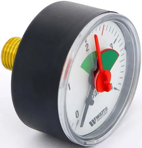 Манометр аксиальный Watts MAL 50мм 4 бар ¼&quot; 10008089, 2