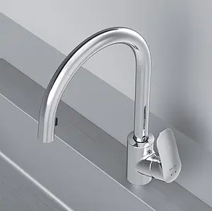 Смеситель для кухни с выдвижным изливом Am.Pm Like хром F8012000 Смеситель для кухни с выдвижным изливом Am.Pm Like хром F8012000, 4