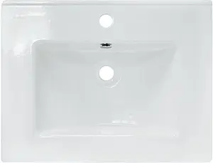 Раковина Sanita Luxe Quadro 60 белый WB.FN/Quadro/60-C/WHT.G/S1, 4