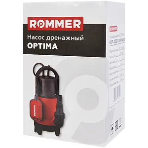 Насос дренажный Q=8м³/ч H=5м Rommer OPTIMA RDP-0001-000400 Насос дренажный Q=8м³/ч H=5м Rommer OPTIMA RDP-0001-000400, 4