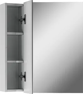 Шкаф-зеркало Домино Стайл 60 белый DI44185HZ, 3