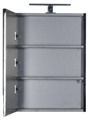 Шкаф-зеркало Aquanet Нота 50 камерино  чёрный 176947