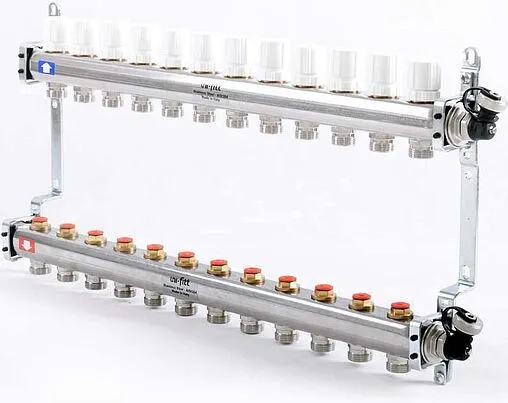 Группа коллекторная с расходомерами 13 отводов 1&quot;в/в x ¾&quot;ек Uni-fitt 450I4313
