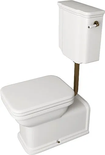 Унитаз со средним бачком Kerasan Waldorf белый 411601+418301+