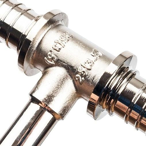 Трубка аксиальная для подключения радиатора проходная 25мм x 15мм x 25мм Stout SFA-0026-252525