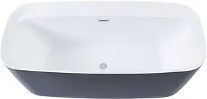 Ванна акриловая отдельностоящая Aquanet Family Fine 170x78 Gloss Finish белый/панель Black matte 95778-GW-MB Ванна акриловая отдельностоящая Aquanet Family Fine 170x78 Gloss Finish белый/панель Black matte 95778-GW-MB, 1