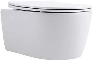 Унитаз подвесной безободковый Aquatek Европа New белый AQ1106-00, 3