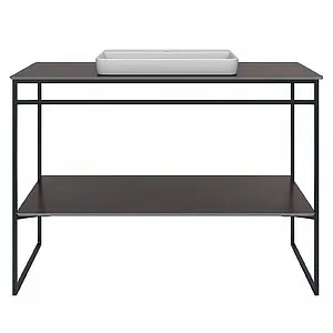 Консоль с умывальником напольная Kerama Marazzi Plaza Next 80 чёрный матовый PL.N.80.01\BLK.M+PL.wbi.55.1+ Консоль с умывальником напольная Kerama Marazzi Plaza Next 80 чёрный матовый PL.N.80.01\BLK.M+PL.wbi.55.1+, 1