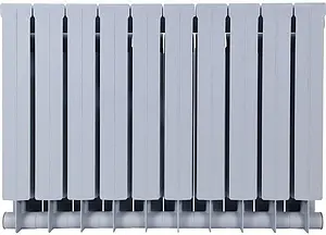 Радиатор биметаллический 10 секций Global Style Plus 500 серый Радиатор биметаллический 10 секций Global Style Plus 500 серый, 3