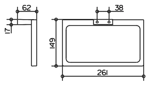 Полотенцедержатель Keuco Edition 11 хром 11121010000 Полотенцедержатель Keuco Edition 11 хром 11121010000