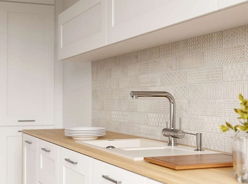 Смеситель для кухни с подключением к фильтру и выдвижным изливом Omoikiri Takamatsu-S-BN нержавеющая сталь 4994346