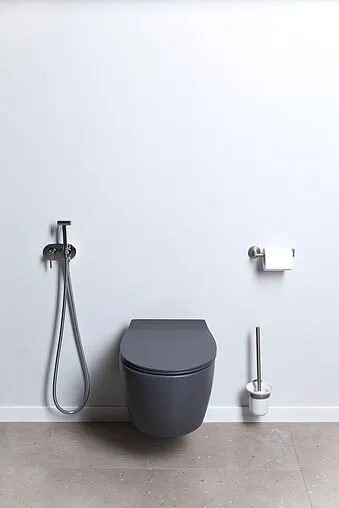 Унитаз подвесной безободковый Allen Brau Fantasy антрацит 4.11004.AN