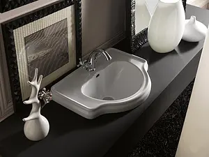 Раковина Kerasan Retro 62 белый 103001*1 Раковина Kerasan Retro 62 белый 103001*1, 3