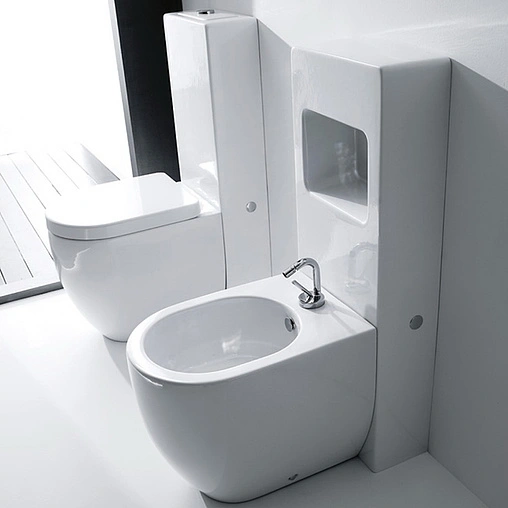 Унитаз приставной Kerasan Flo белый 311401 Унитаз приставной Kerasan Flo белый 311401