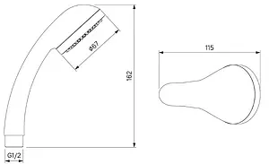 Смеситель для ванны Milardo Simp хром SIMSB02M02 Смеситель для ванны Milardo Simp хром SIMSB02M02, 3