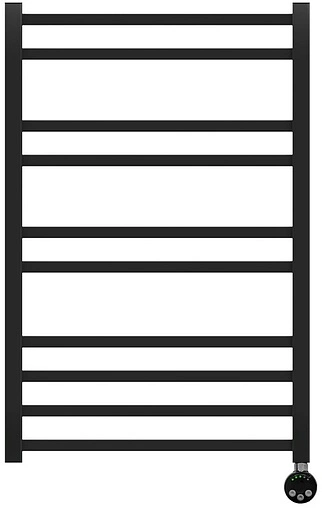 Полотенцесушитель электрический лесенка Lemark Bellario П10 800х500 черный матовый LM68810EBL