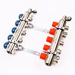 Группа коллекторная без расходомеров 5 отводов 1&quot;в/в x ¾&quot;ек Uni-fitt 441E4305, 3