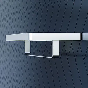 Полка для полотенец Damixa Jupiter чёрный матовый/алюминий DA7737700, 5