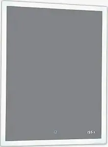 Зеркало с подсветкой Continent Sevilla Led 60x80 с часами, с подогревом белый ЗЛП115, 1