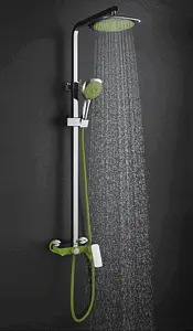 Душевая система со смесителем для ванны D&K Berlin.Humboldt зелёный/хром DA1433712A02 Душевая система со смесителем для ванны D&K Berlin.Humboldt зелёный/хром DA1433712A02, 5