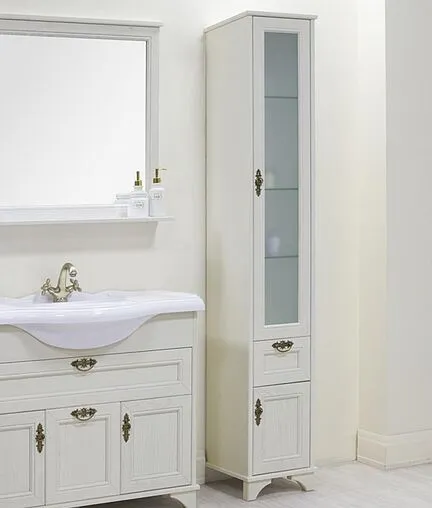 Шкаф-пенал напольный Aquaton Идель 35 R дуб верди 1A198003IDM9R