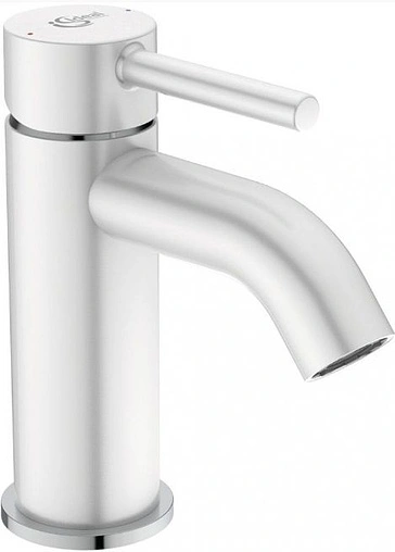 Смеситель для раковины Ideal Standard Ceraline белый матовый/хром BC203U5