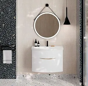 Тумба под умывальник подвесная Kerama Marazzi Riva 80 белый RV.80\WHT.M Тумба под умывальник подвесная Kerama Marazzi Riva 80 белый RV.80\WHT.M, 4