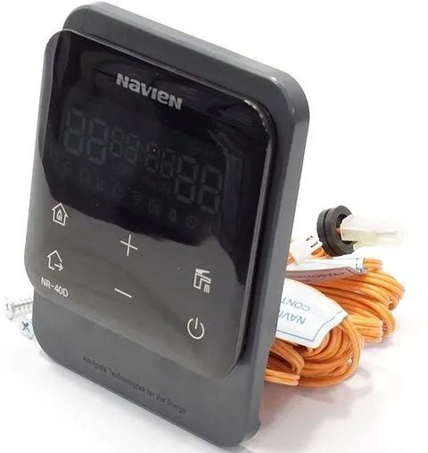 Комнатный терморегулятор Navien NR-40D серый/черный PNRC-WSDWX-003