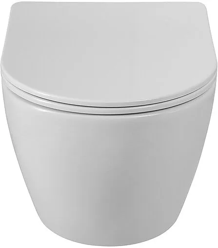 Унитаз подвесной безободковый BelBagno Sfera-R Tornado белый BB046CH-TOR/SC