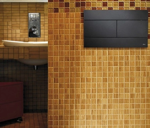 Клавиша смыва для унитаза OLI Slim Oliveira 659055 черный матовый