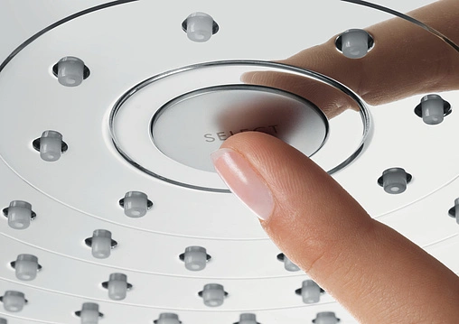 Лейка верхнего душа с настенным креплением Hansgrohe Raindance Select S 300 2jet белый/хром 27378400