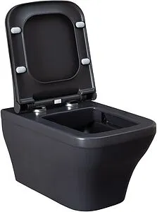 Унитаз подвесной безободковый Allen Brau Infinity антрацит 4.21011.AN Унитаз подвесной безободковый Allen Brau Infinity антрацит 4.21011.AN, 5