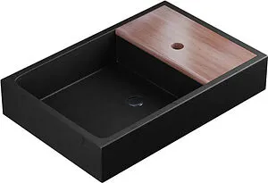 Раковина Uperwood UPD Piter черный матовый 291020319 Раковина Uperwood UPD Piter черный матовый 291020319, 1