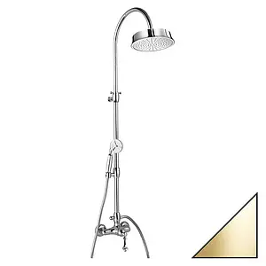 Душевая система со смесителем для душа Cezares Margot золото MARGOT-CD-03/24-M Душевая система со смесителем для душа Cezares Margot золото MARGOT-CD-03/24-M, 1