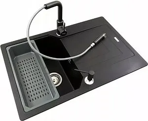 Смеситель для кухни с выдвижным изливом Franke Urban Pull-out бежевый 115.0595.085 Смеситель для кухни с выдвижным изливом Franke Urban Pull-out бежевый 115.0595.085, 3