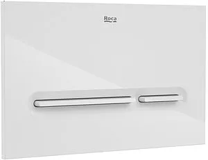 Клавиша смыва для унитаза Roca Duplo One PL-5 890199000 белый глянцевый Клавиша смыва для унитаза Roca Duplo One PL-5 890199000 белый глянцевый, 1
