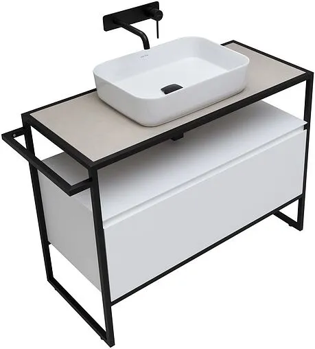 Тумба-умывальник напольная Allen Brau Priority 100 белый 1.31003.WM+