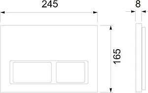 Инсталляция для подвесного унитаза Set 4 в 1 TECEspring V S401204 с кнопкой черный матовый, 3